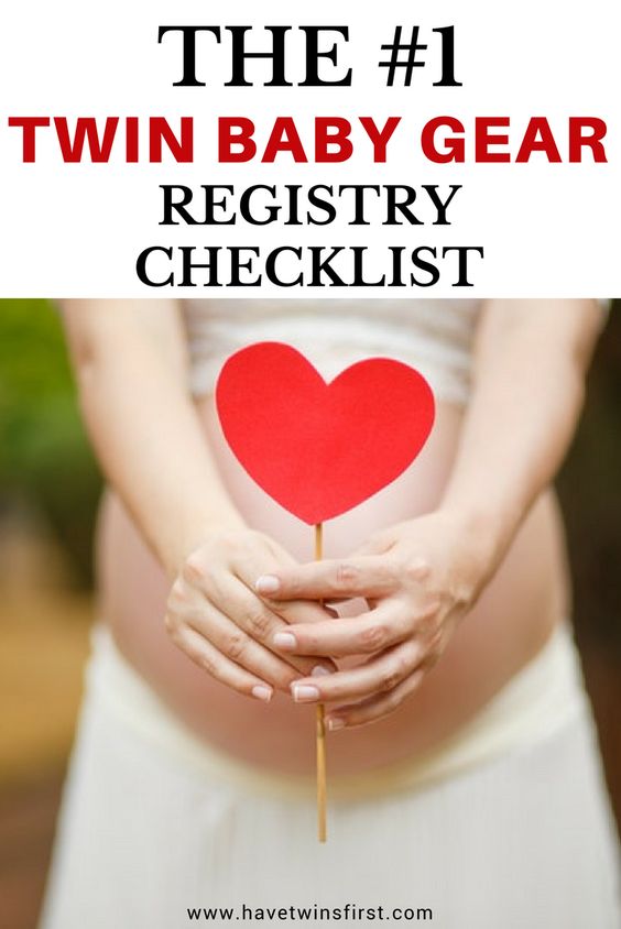 The 1 Twin Baby Gear Registry Checklist Have Twins First