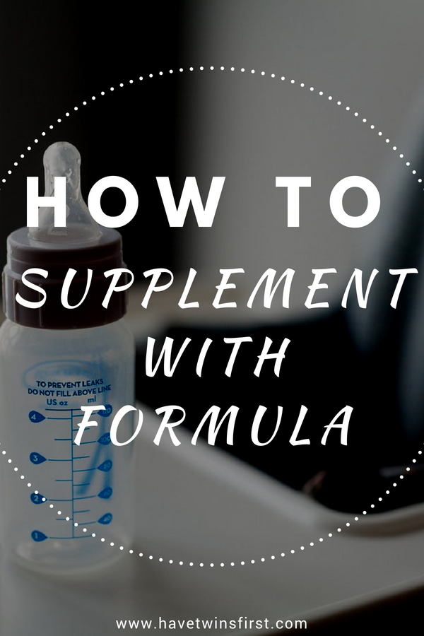 Combining Breastfeeding And Formula Feeding Have Twins First