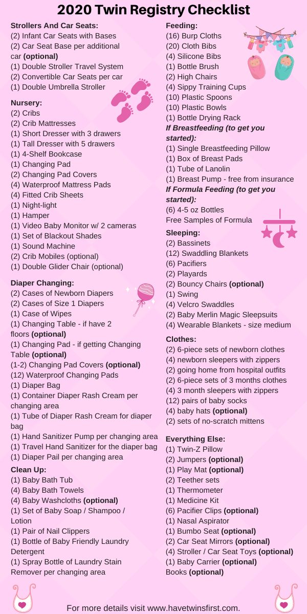 baby registry checklist printable