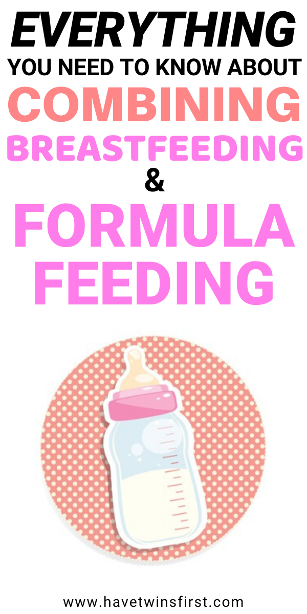 how can i breastfeed and formula feed