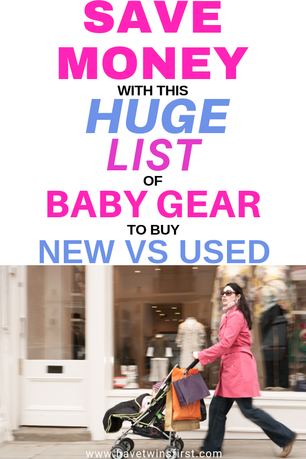 The Best Baby Items To Buy Used Have Twins First
