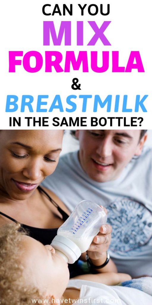 mixing formula with breast milk